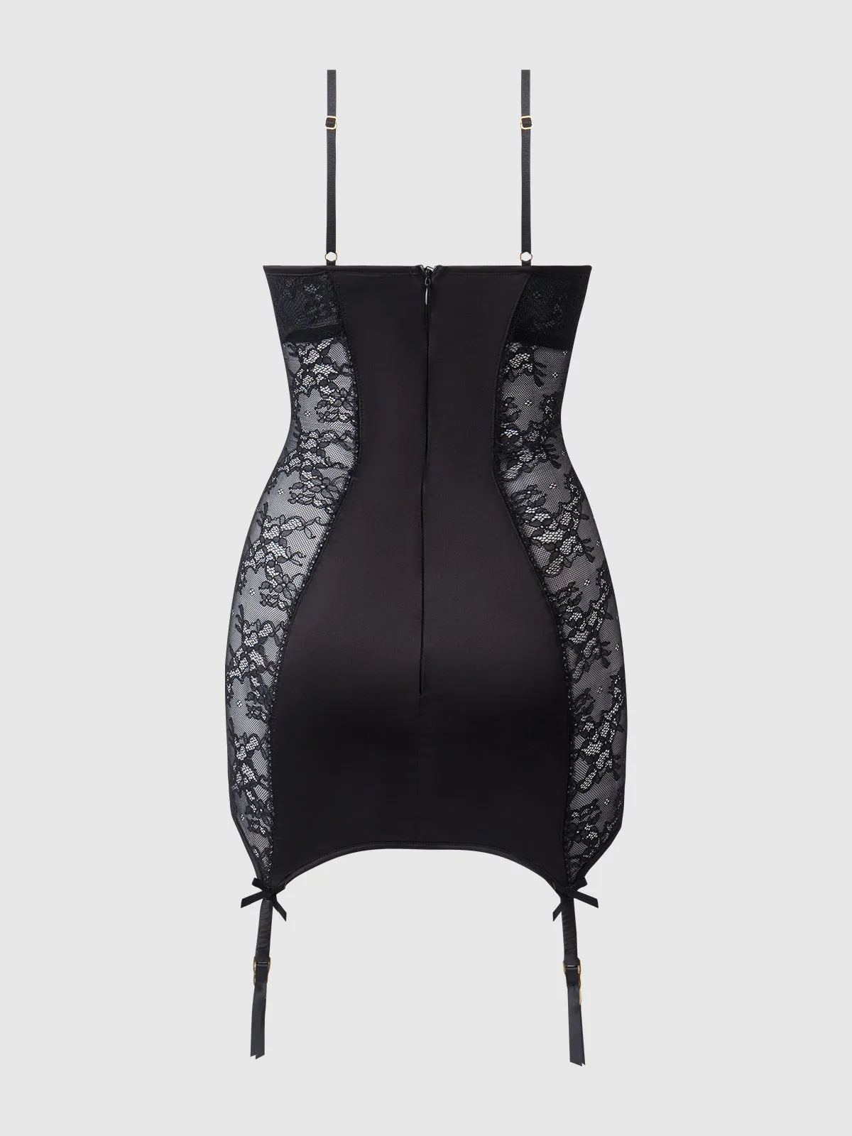 Adelaide Satin & Lace Push Up Chemise