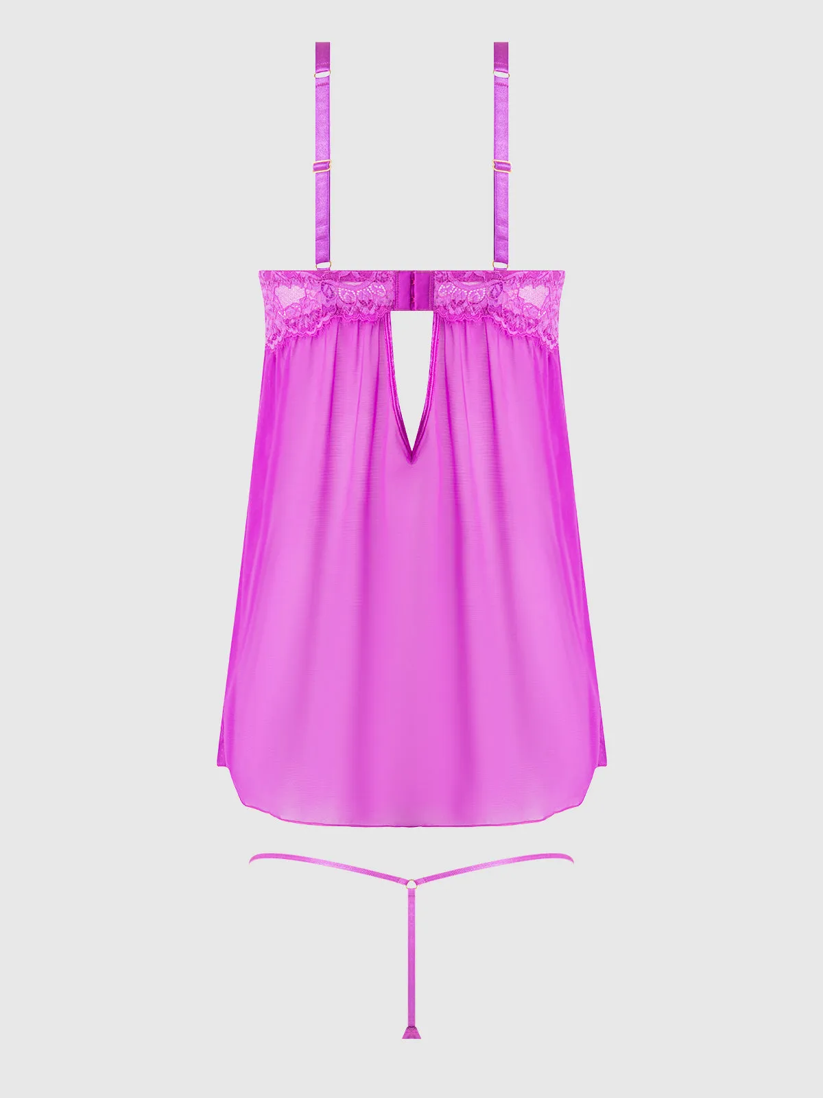 Arianna Lace & Chains Underwire Babydoll