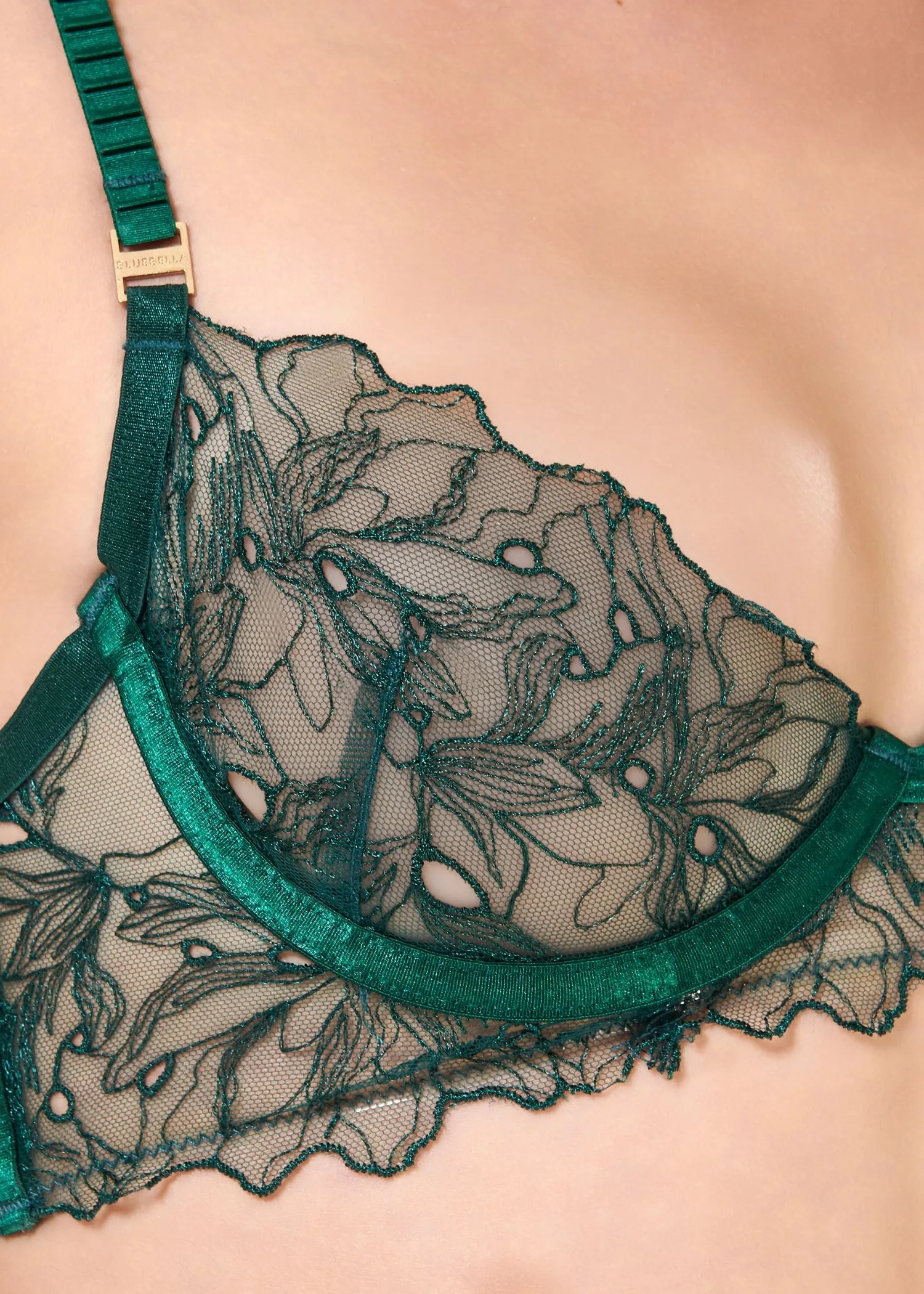 Astra Wired Bra (Aventurine Green)
