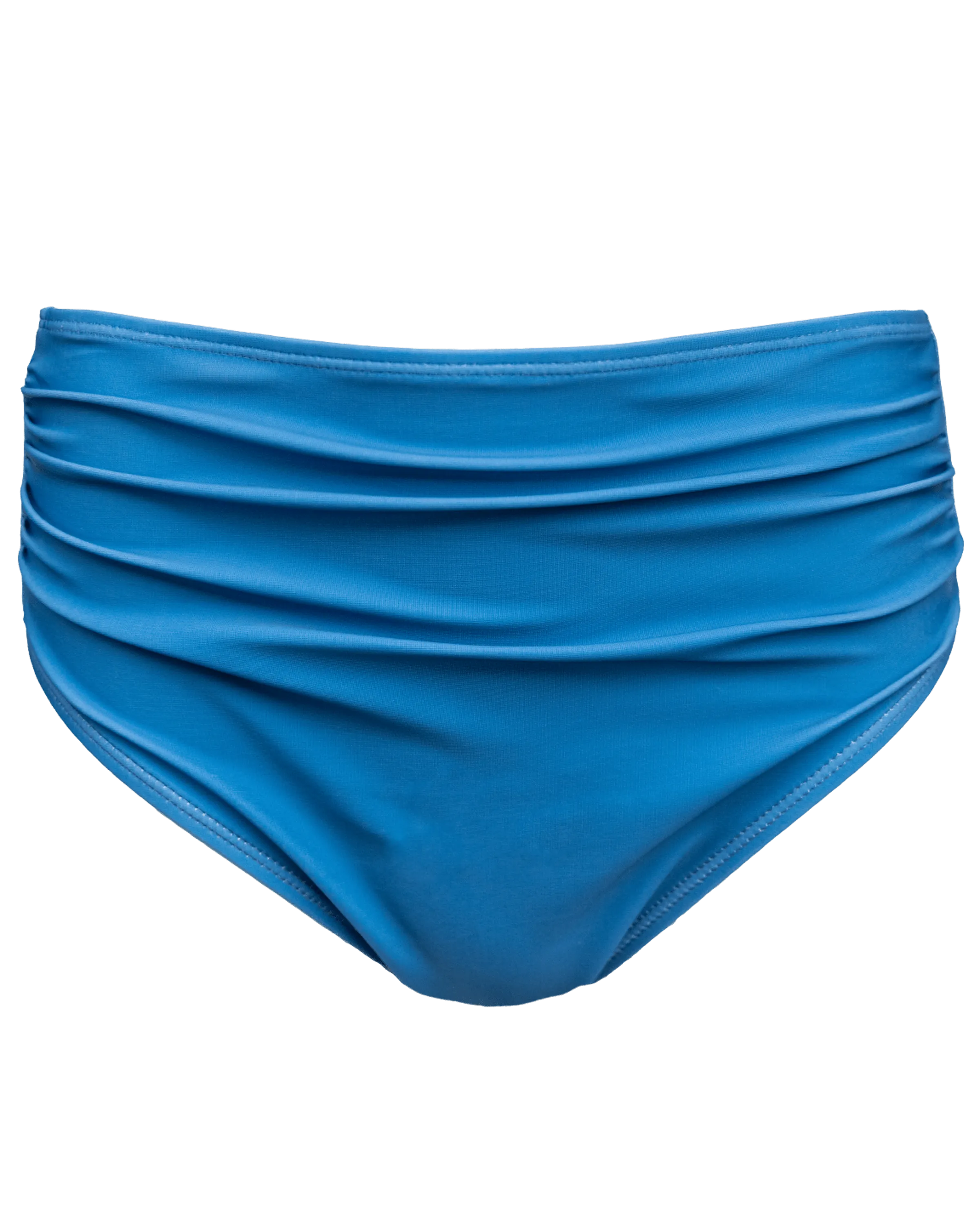 Bay Blue High Leg Ruched Bottom