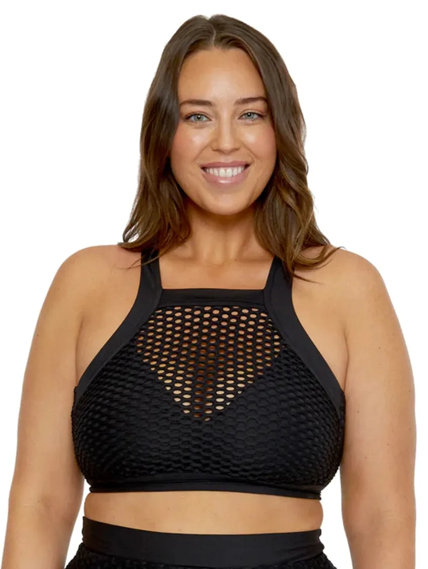 Becca Castaway Evelyn Hi-Neck Bikini Top