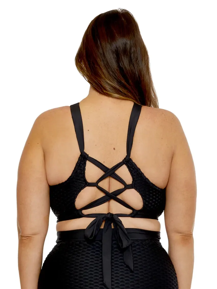 Becca Castaway Evelyn Hi-Neck Bikini Top