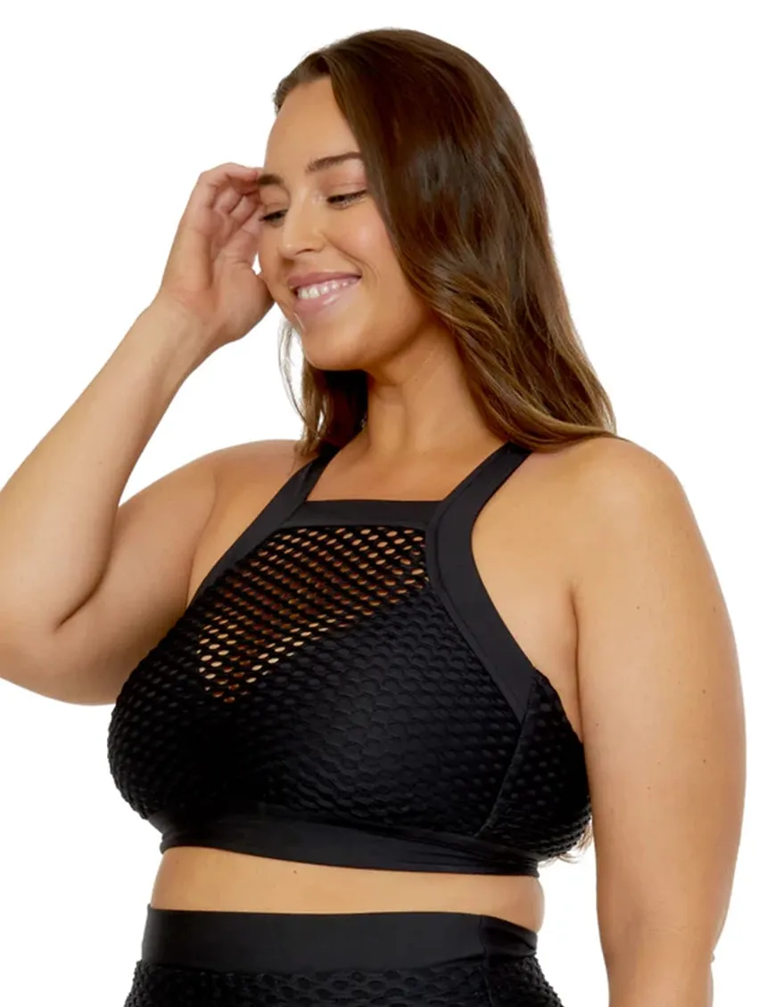 Becca Castaway Evelyn Hi-Neck Bikini Top