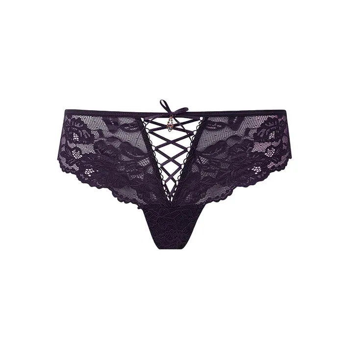Bella Lace Up Tanga Panty