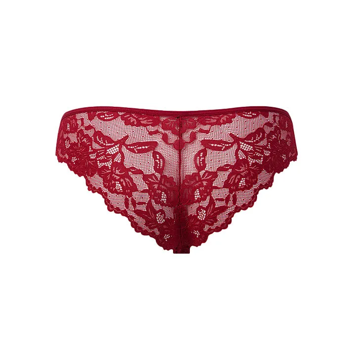 Bella Lace Up Tanga Panty