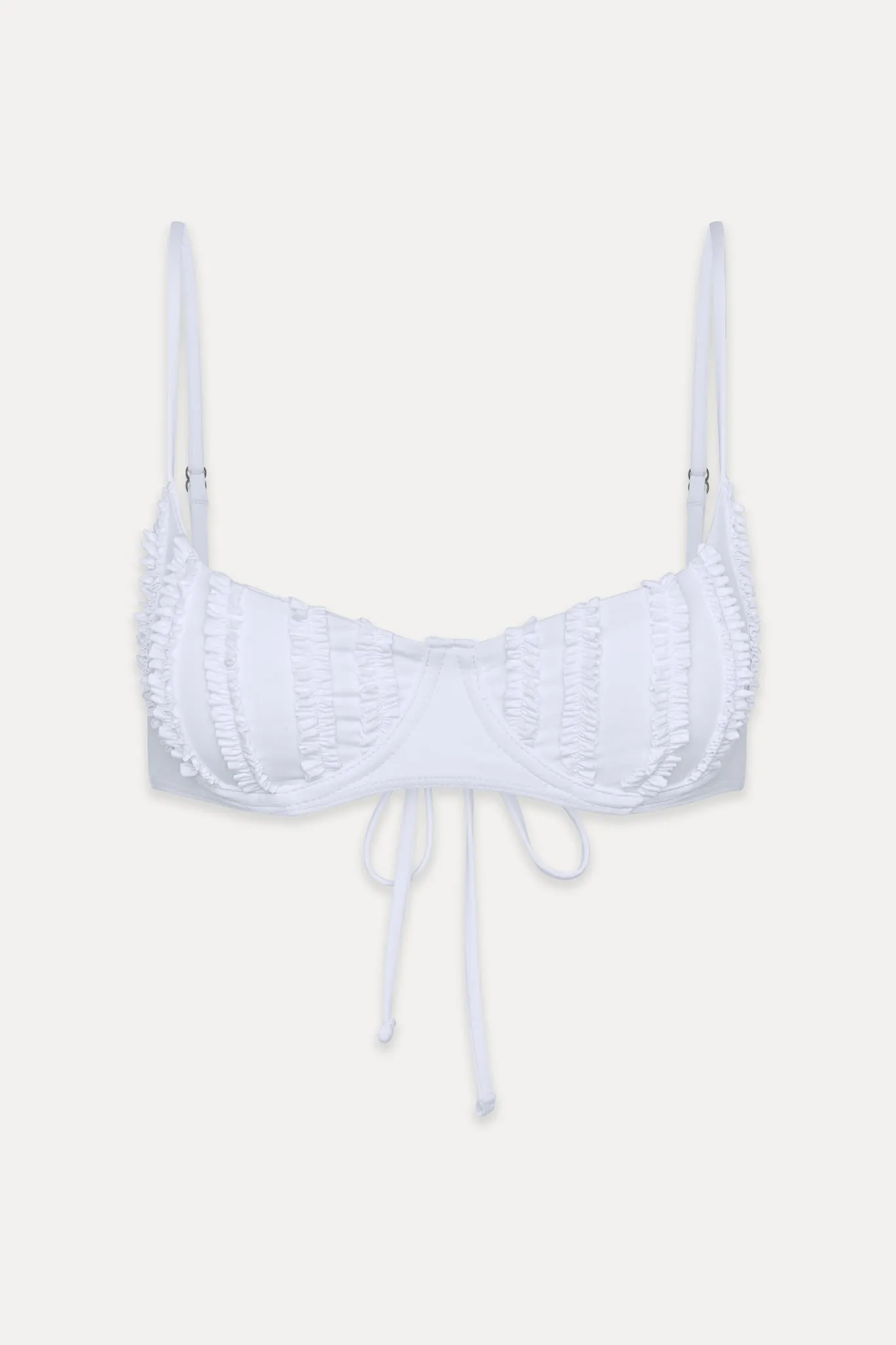 Cola Underwire Bikini Top - Optic White