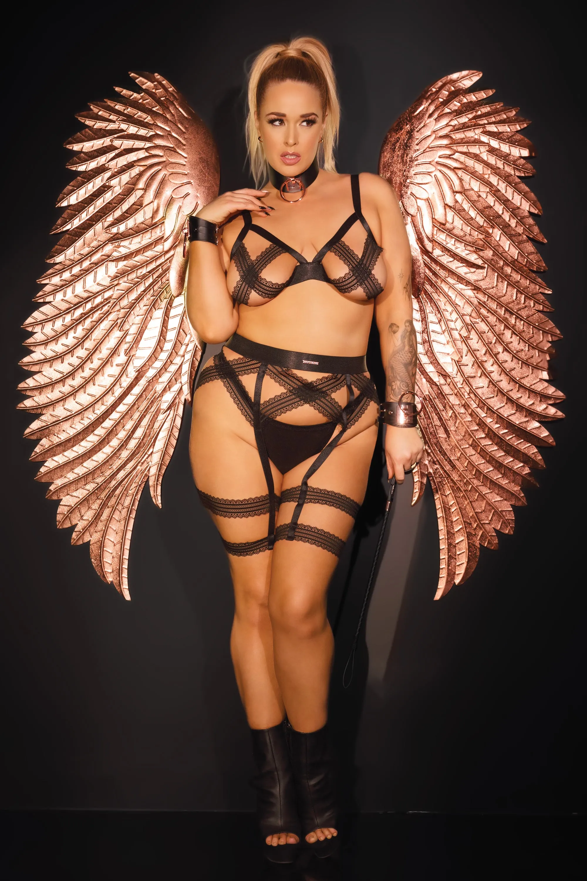 Do You Want It?  Plus Size Bralette Set