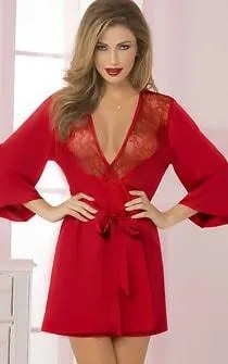 Dreaming of You Satin & Lace Robe