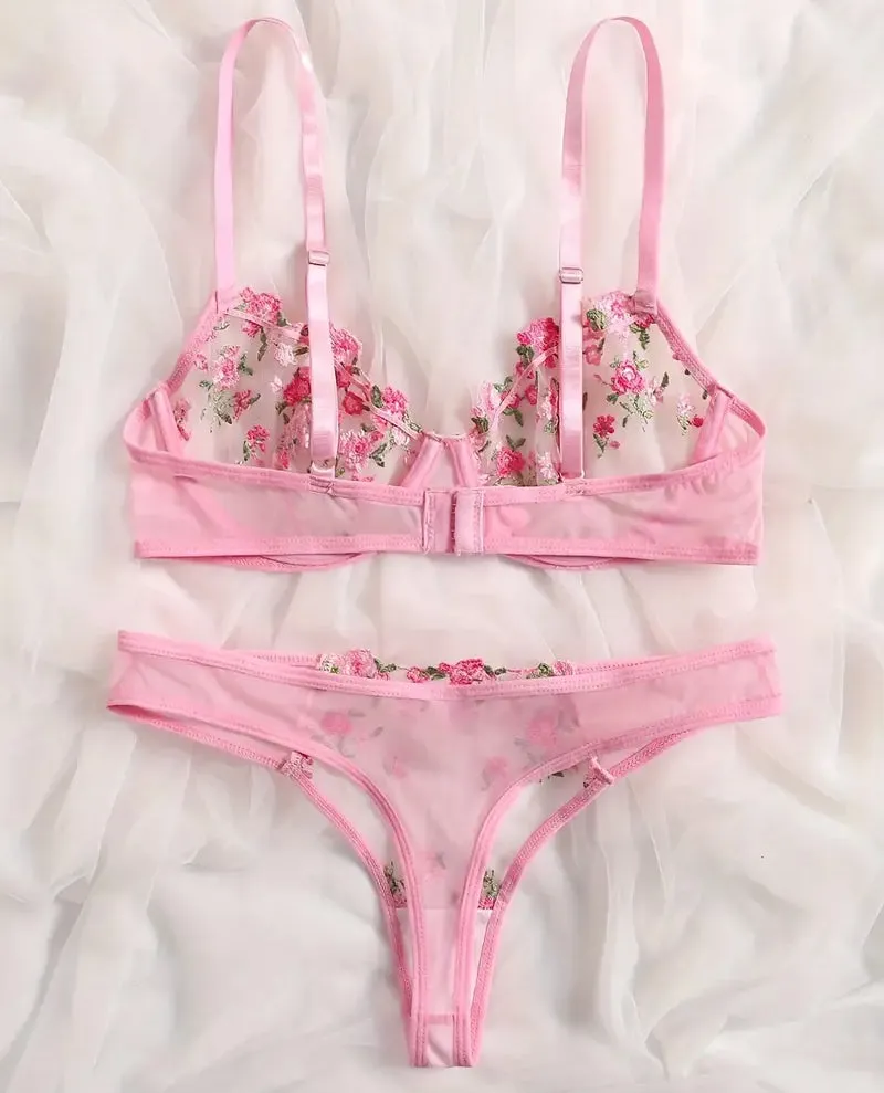 Everything's Coming Up Roses Panty & Bra