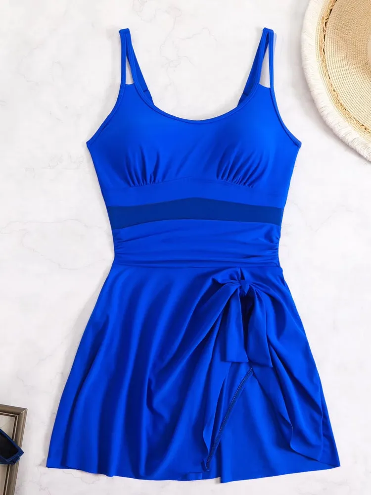 Fashion One-piece Swimsuit Women's Skirt