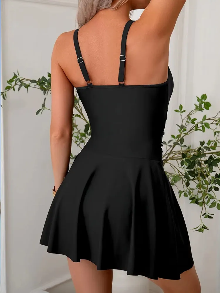 Fashion One-piece Swimsuit Women's Skirt