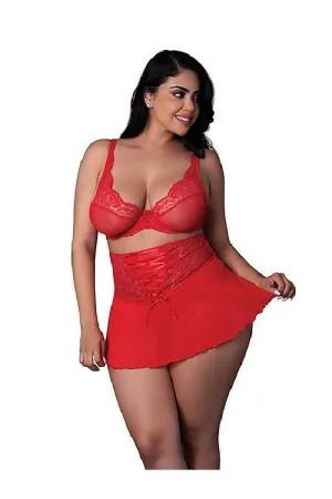 Flirting With You! Curvy Size Bralette Set
