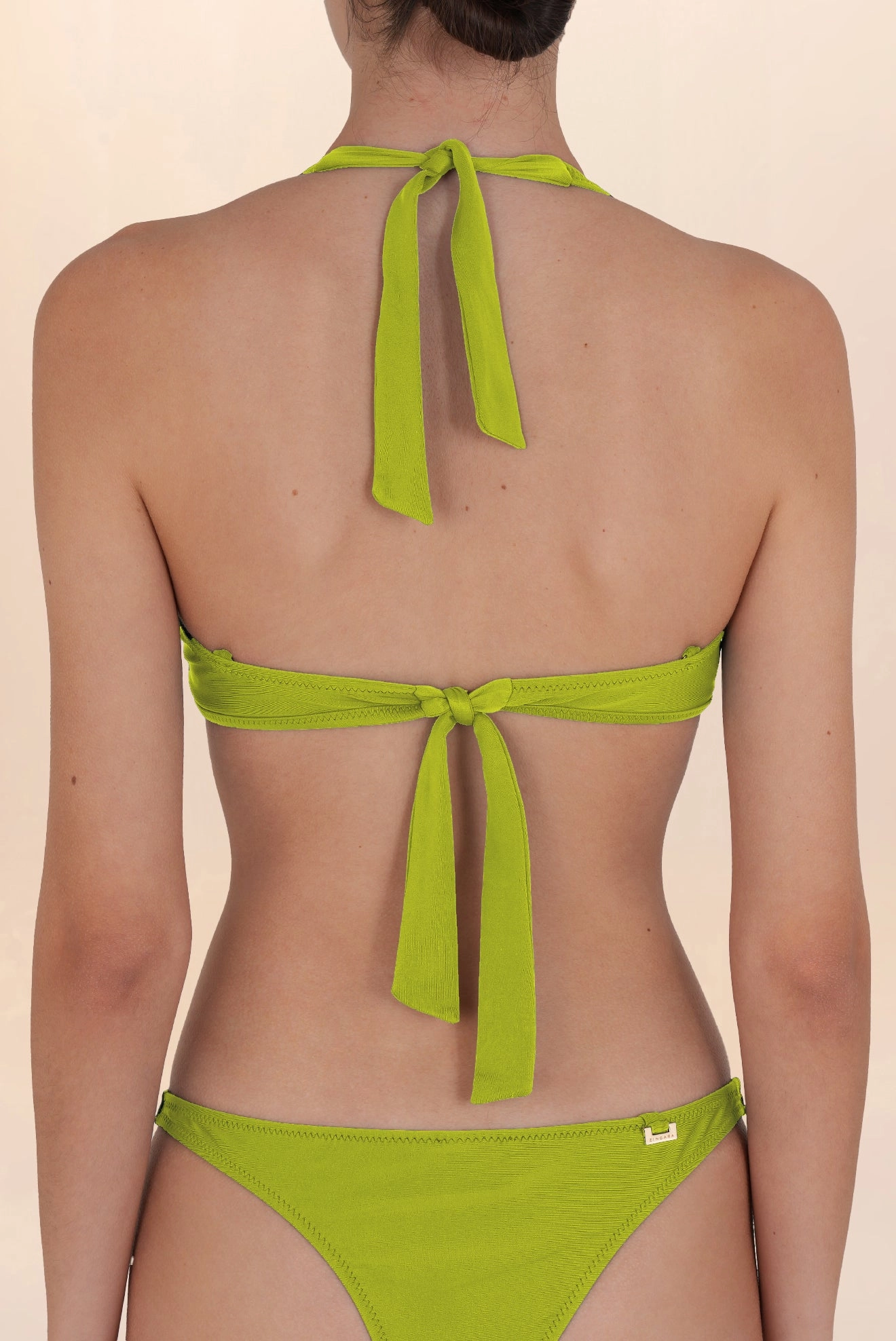 Halter Corset Bikini Top Joker Lime Green