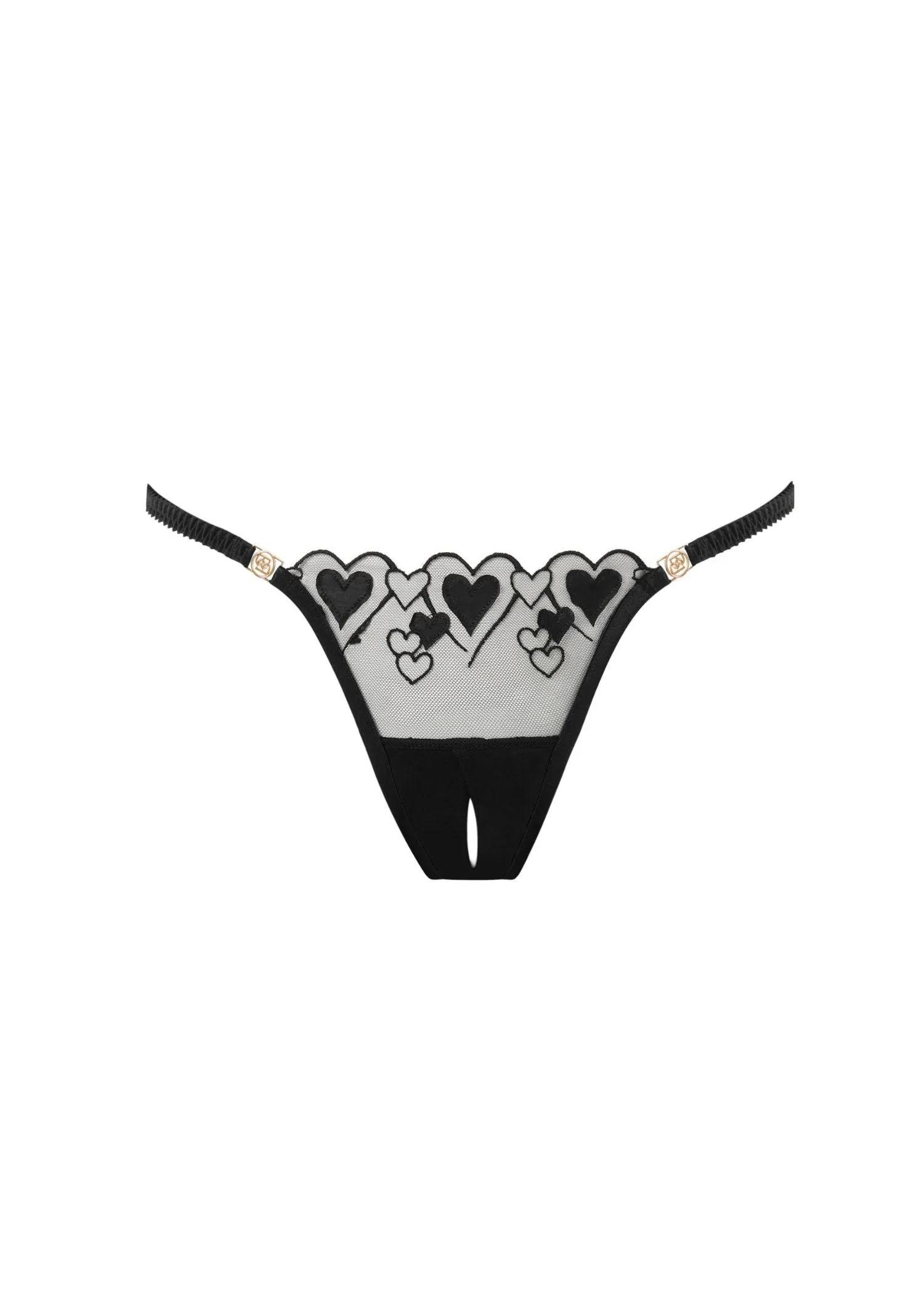 Harlow Open Panty (Black)