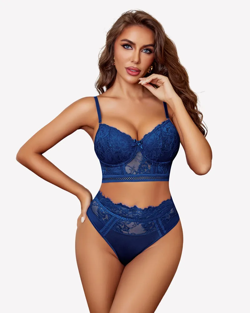 High Waist Panty and Bra Set