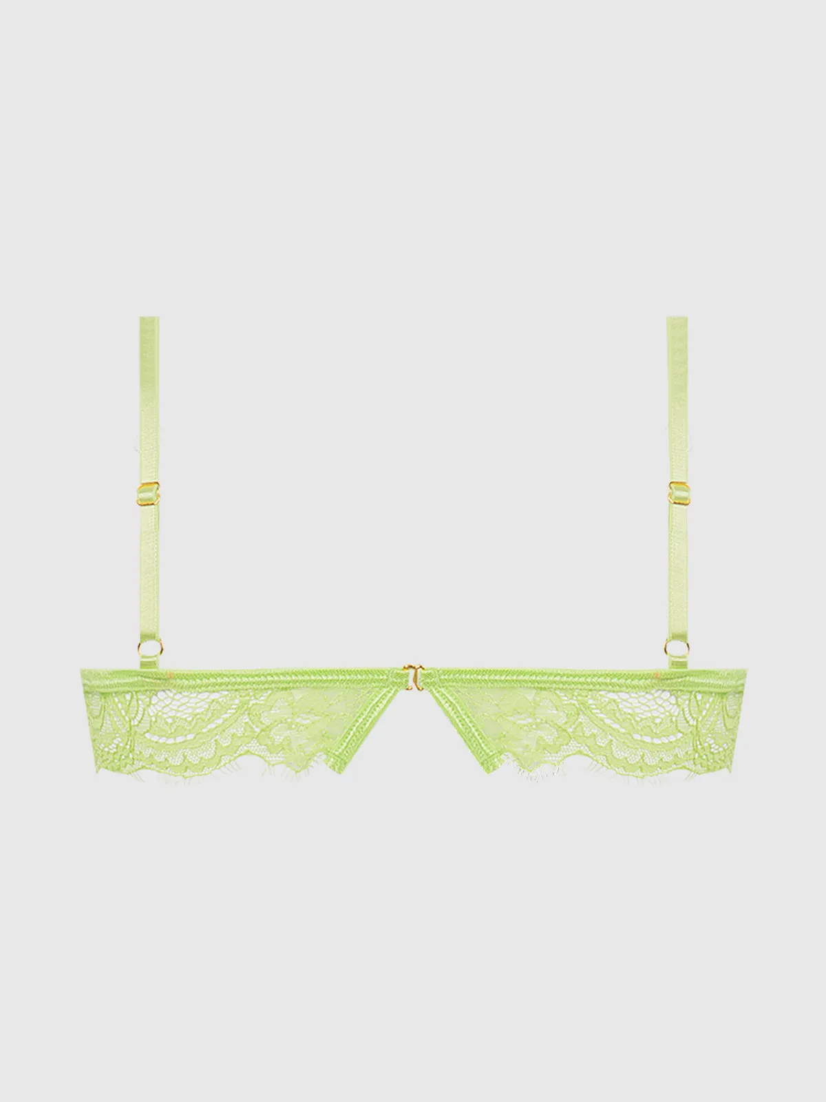 Kellie Lace Trimmed Triangle Bralette