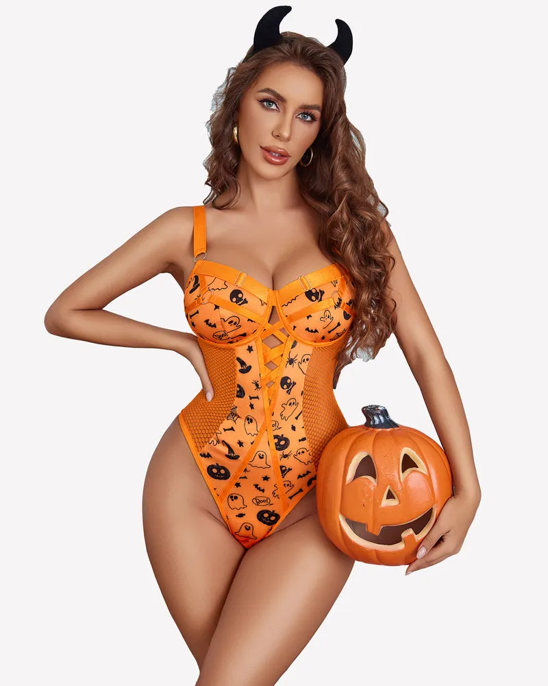 Lace Bodysuits With Snap Crotch
