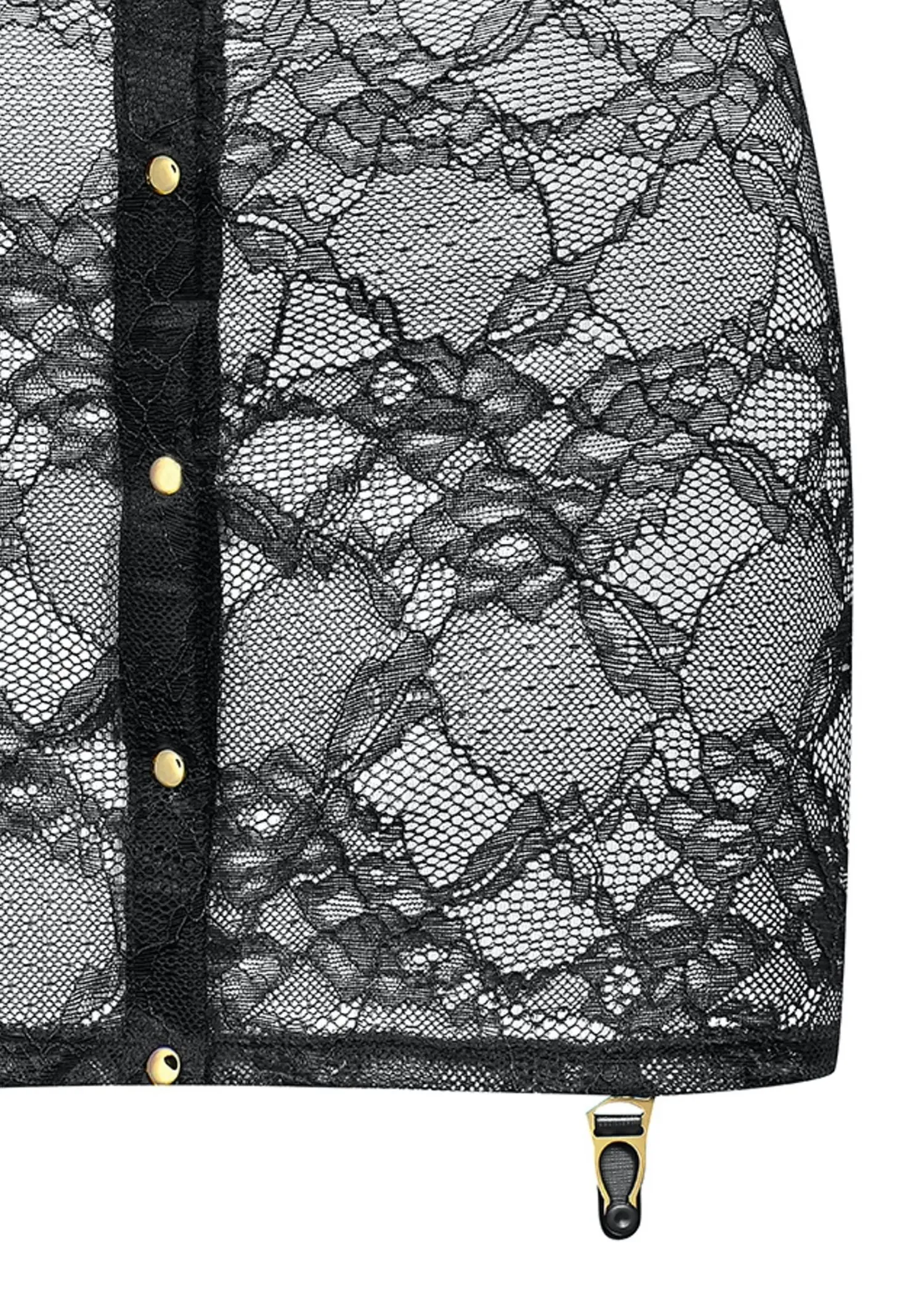 Le Petit Secret Magnetic Lace Skirt with Suspenders