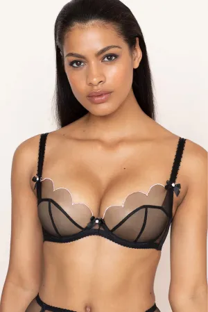Lorna Sheer Bra Black
