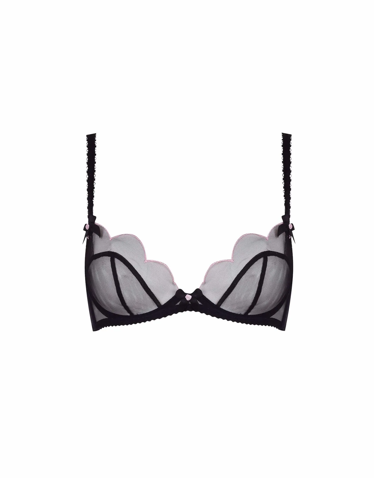 Lorna Sheer Bra Black