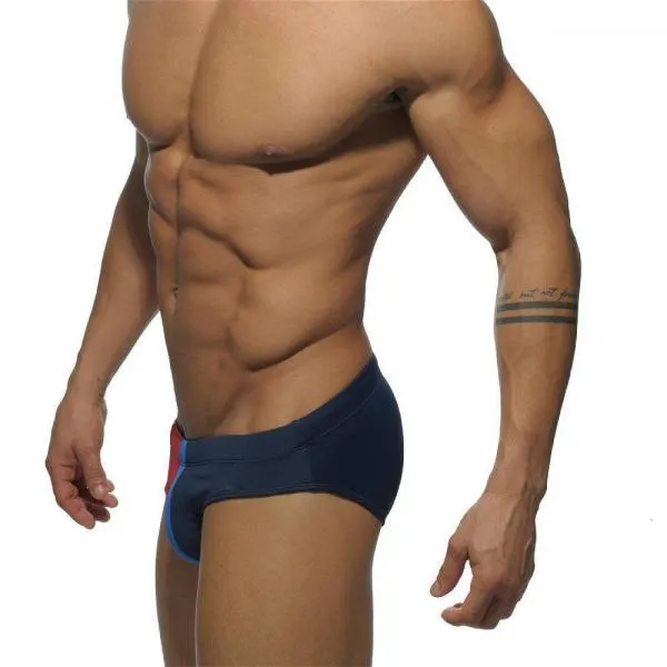Low Waist Swimming Trunks Swimsuit Push Up Pad