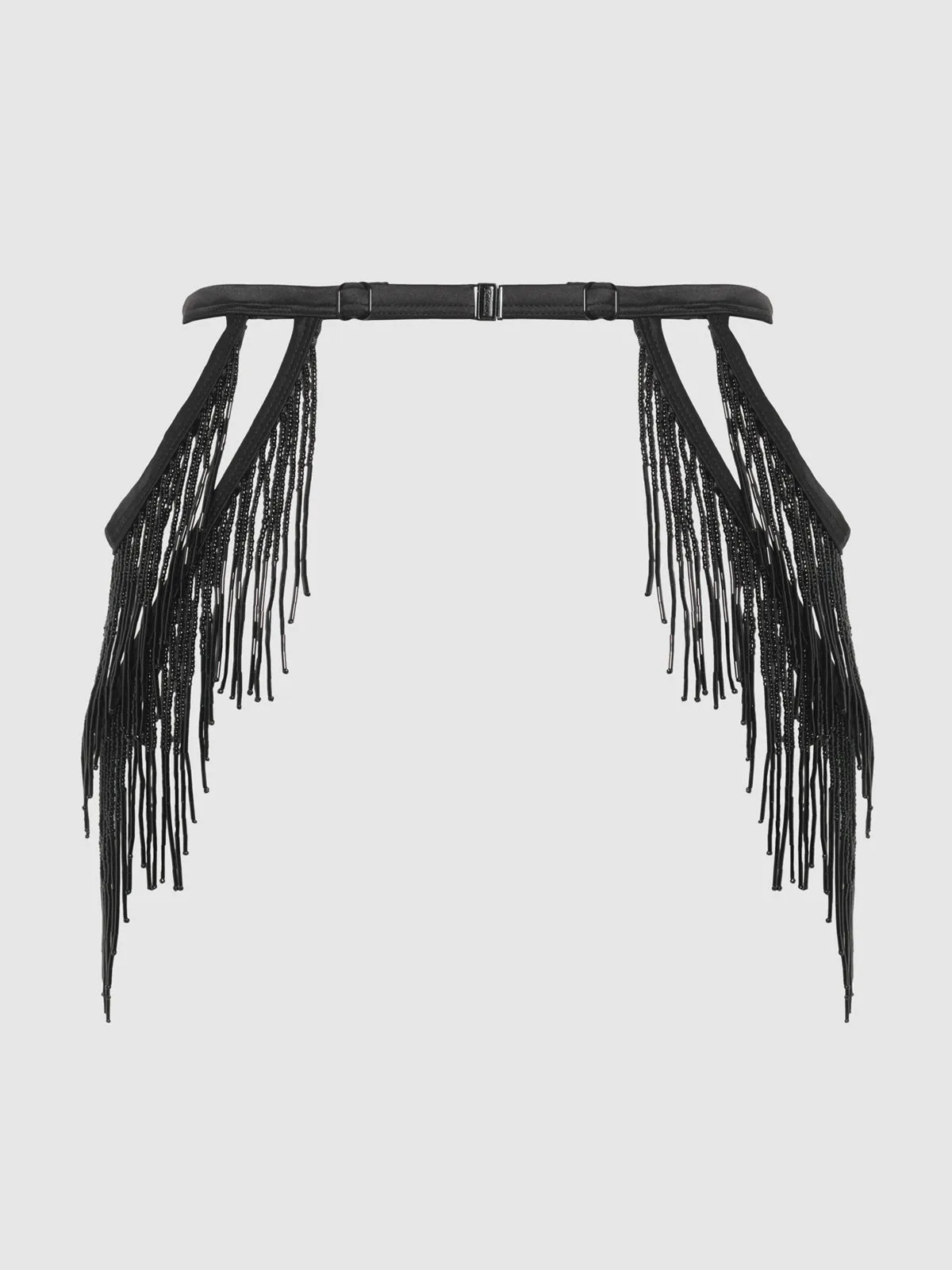 Lune Beaded Garter Belt