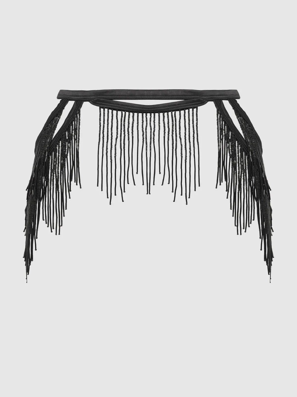 Lune Beaded Garter Belt