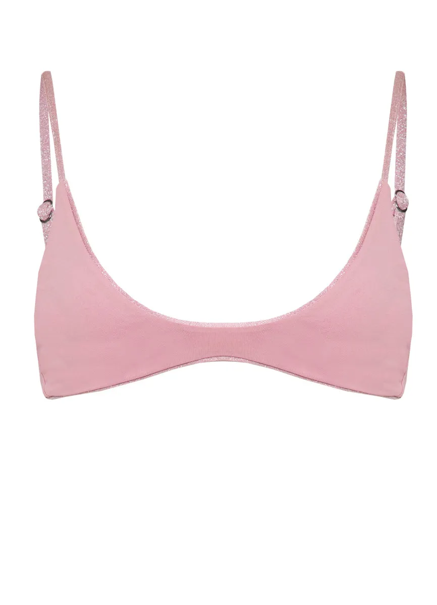 Maaji Blush Shine Creta Sporty Bralette Bikini Top