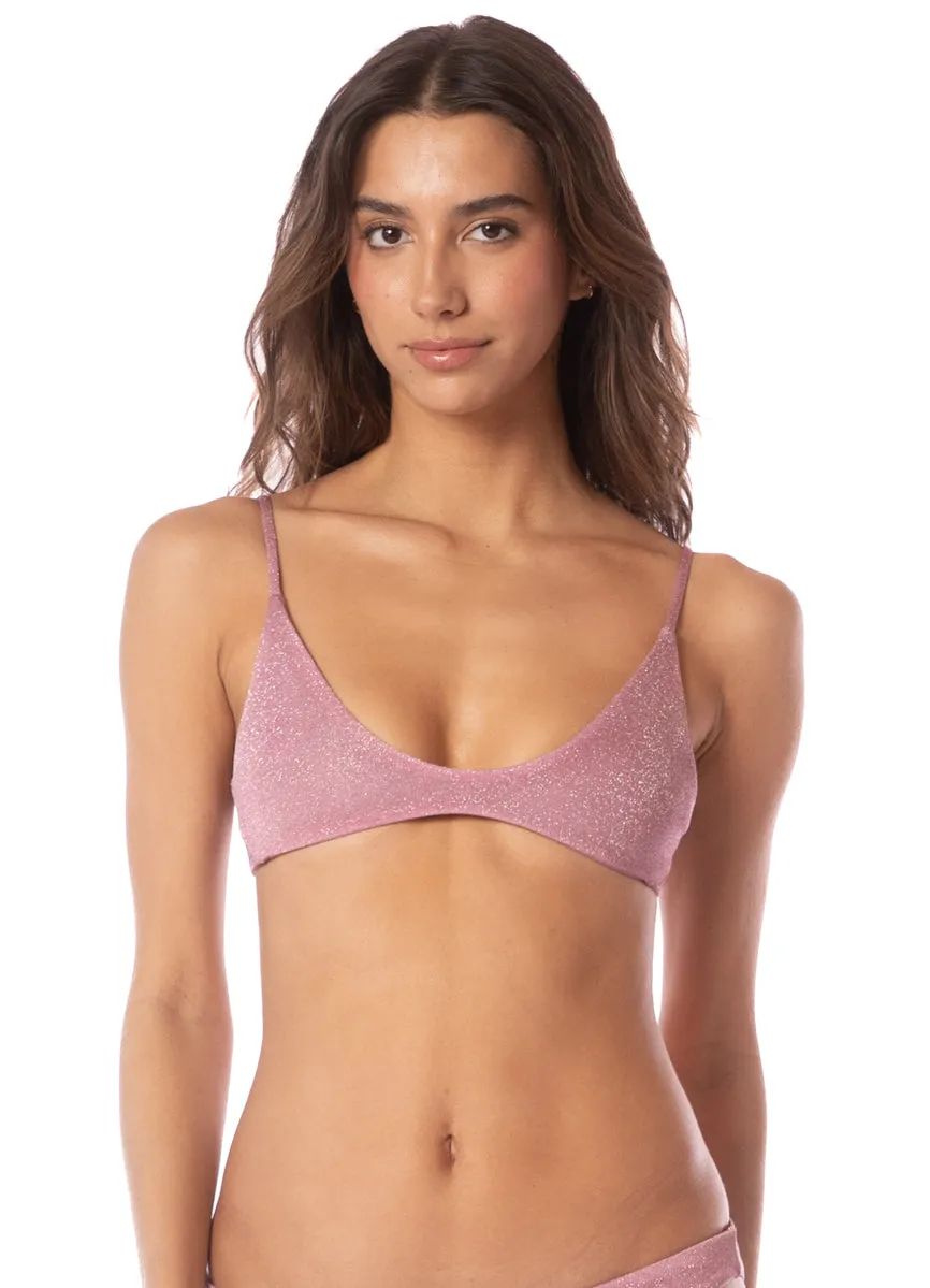 Maaji Blush Shine Creta Sporty Bralette Bikini Top