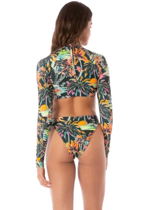 Maaji Funky Fiesta Delphi High Rise Thin Side Bikini Bottom