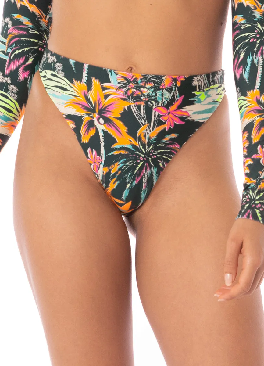 Maaji Funky Fiesta Delphi High Rise Thin Side Bikini Bottom