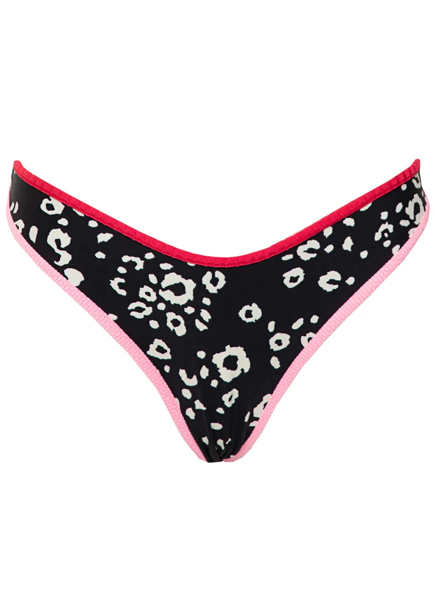 Maaji Midnight Shadow Splendour Regular Rise Thin Side Bikini Bottom