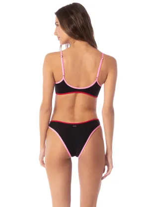 Maaji Midnight Shadow Splendour Regular Rise Thin Side Bikini Bottom