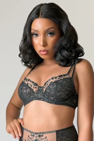 Paradise Full Coverage Underwire Bra in Black