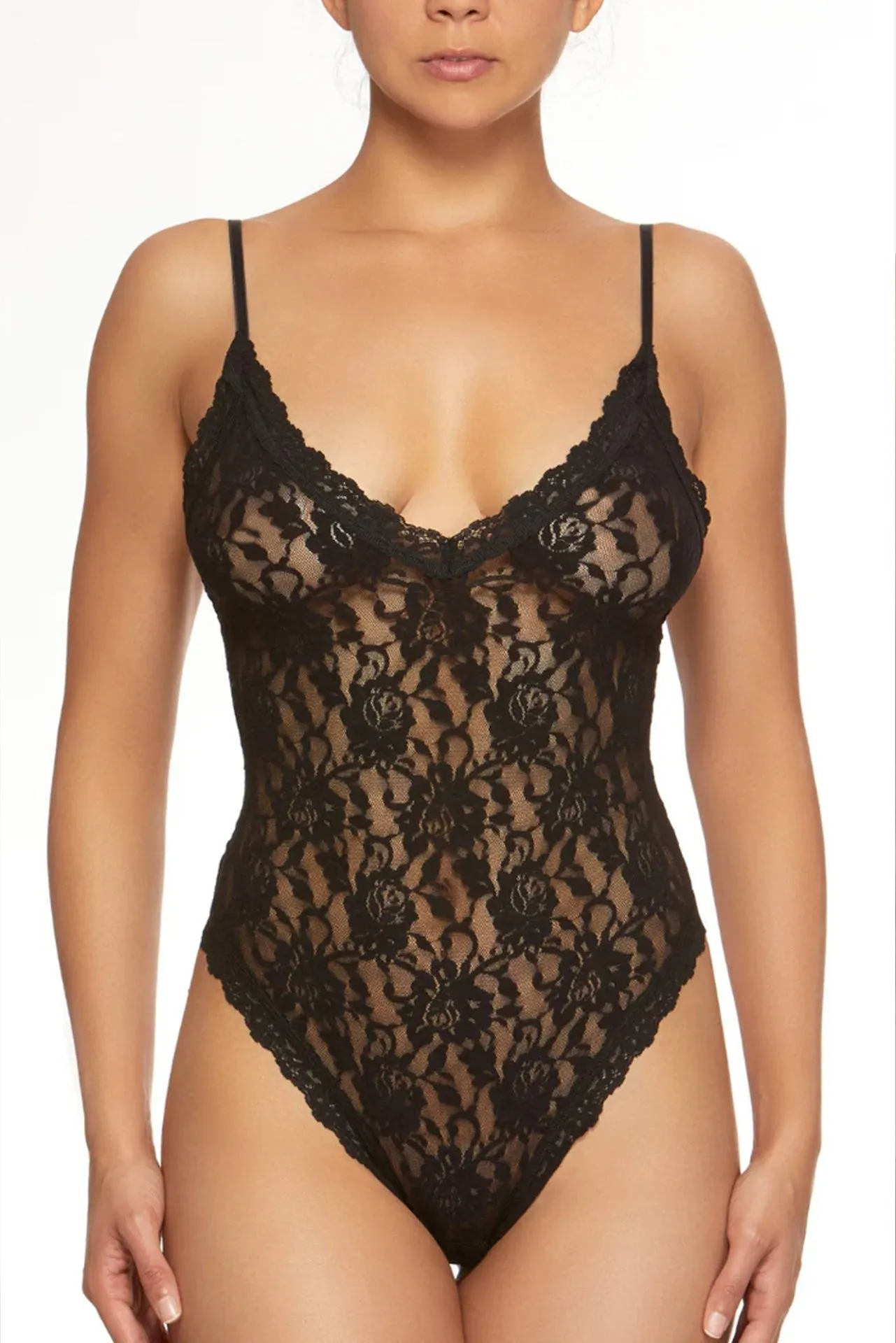 Paradise Lace Teddy in Black