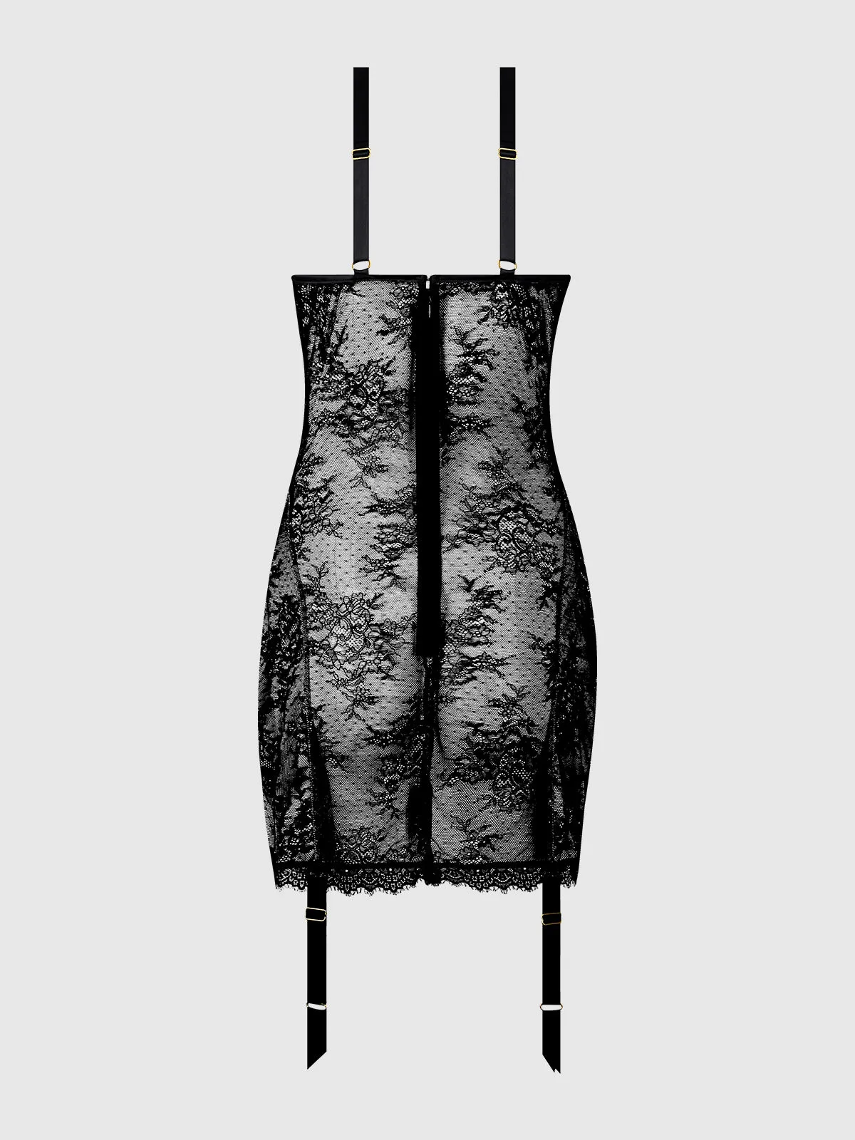 Rosalind Satin & Lace Underwire Chemise