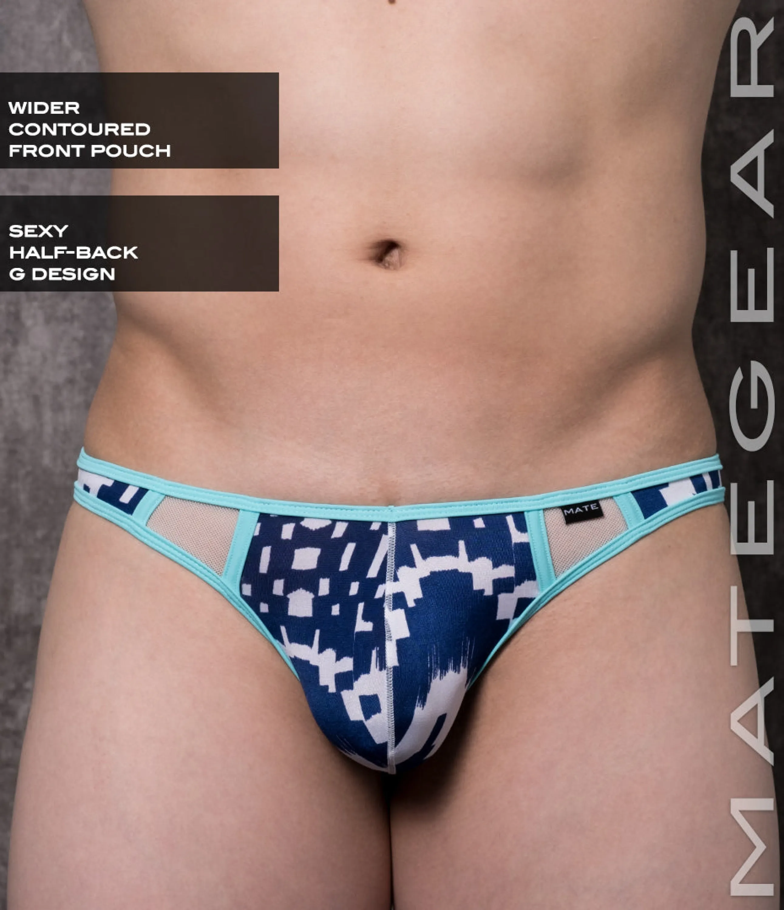 Sexy Men's Swimwear Ultra Swim Bikini - Pak Eun (Half Back G)