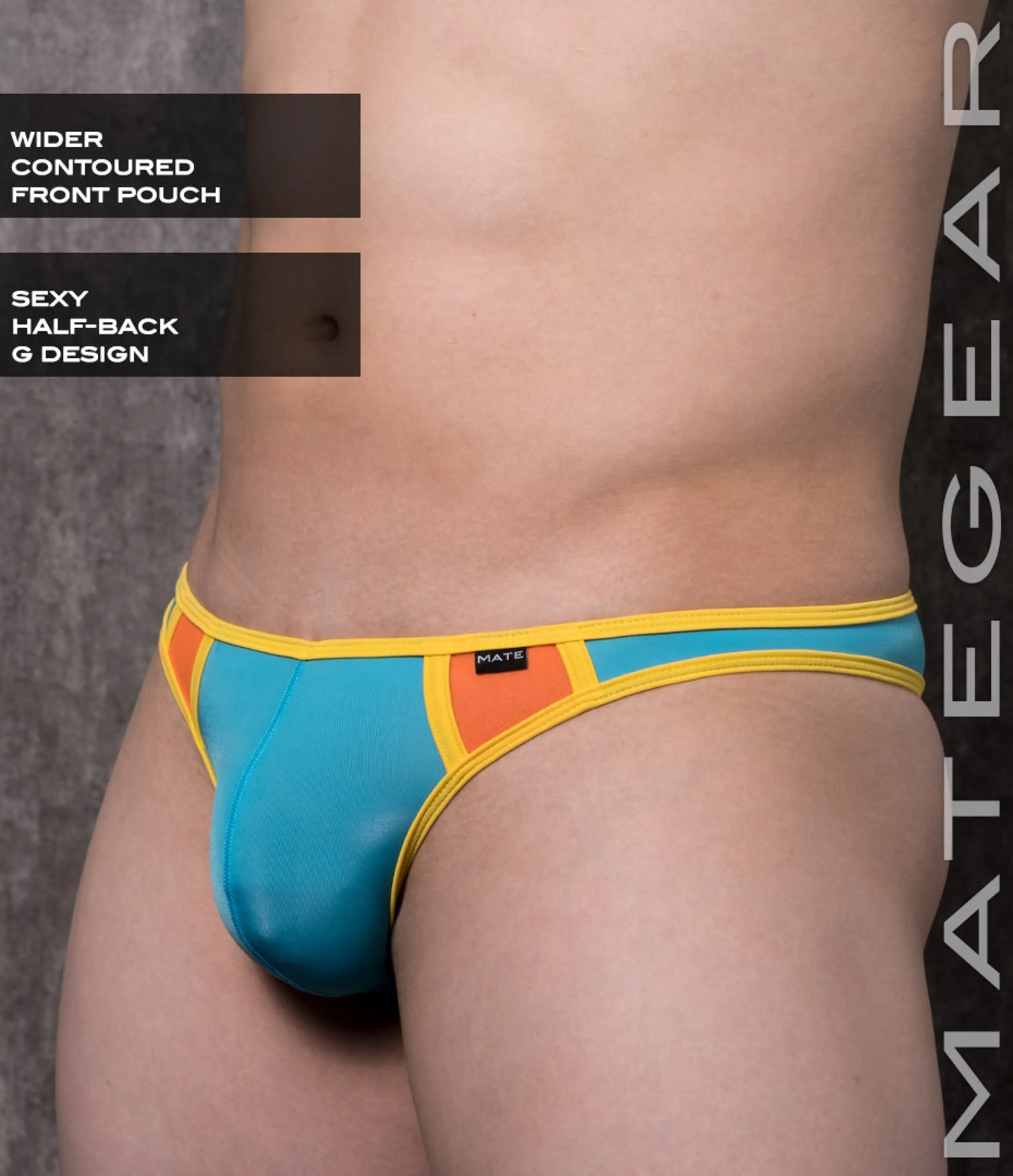 Sexy Men's Swimwear Ultra Swim Bikini - Pak Eun (Half Back G)
