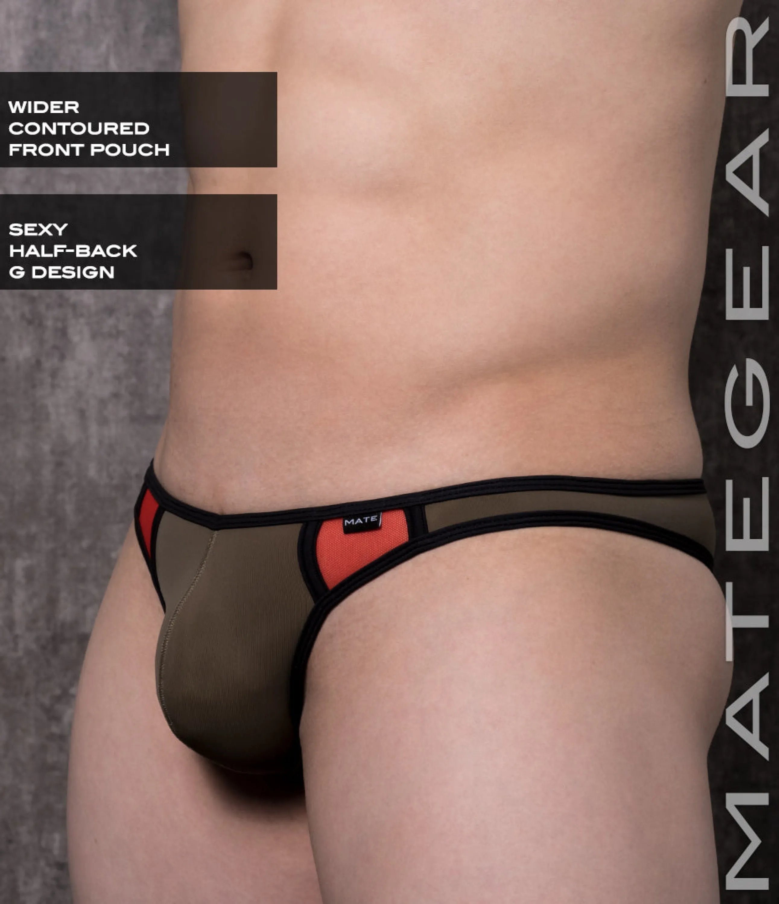 Sexy Men's Swimwear Ultra Swim Bikini - Pak Eun (Half Back G)