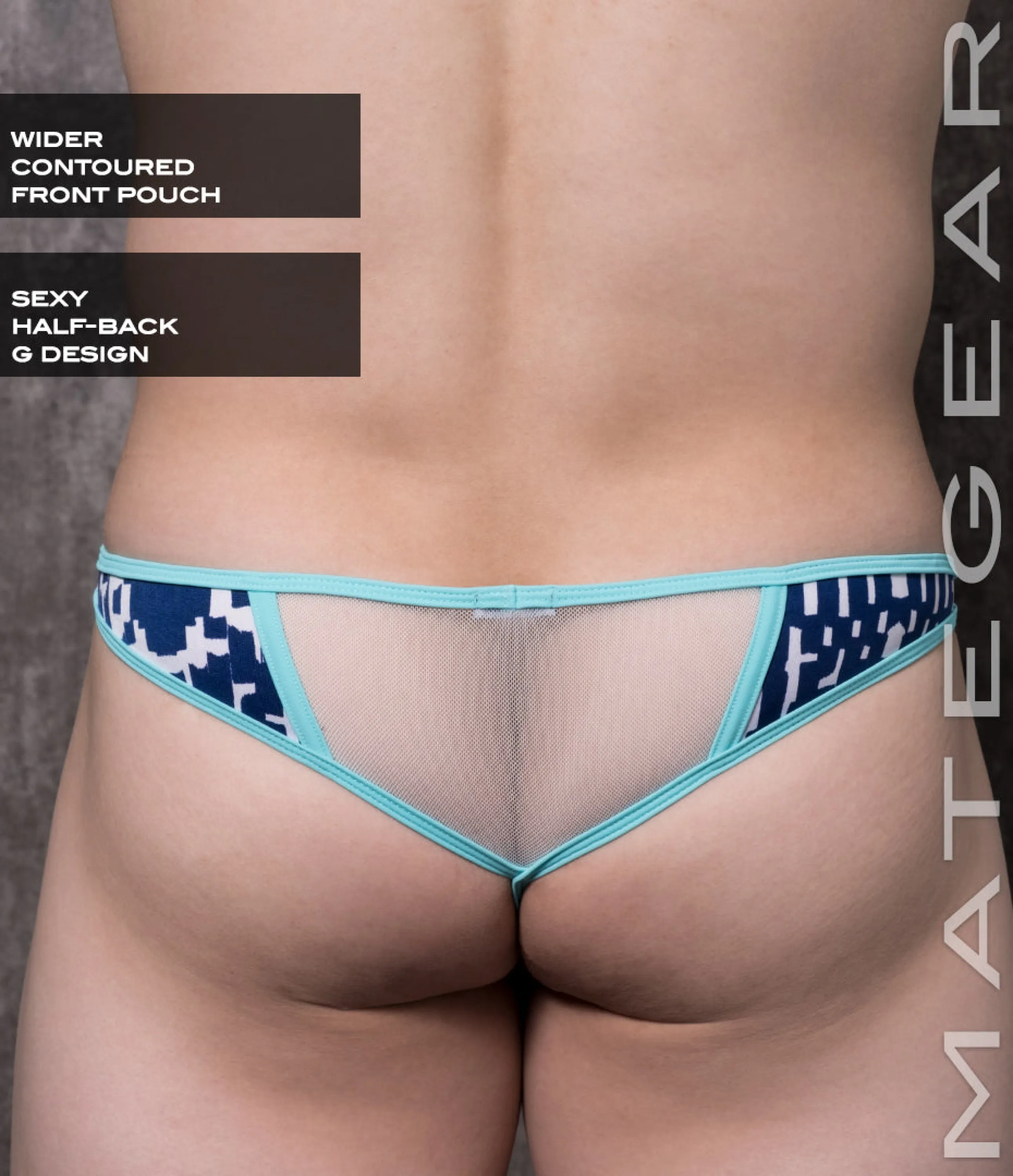Sexy Men's Swimwear Ultra Swim Bikini - Pak Eun (Half Back G)