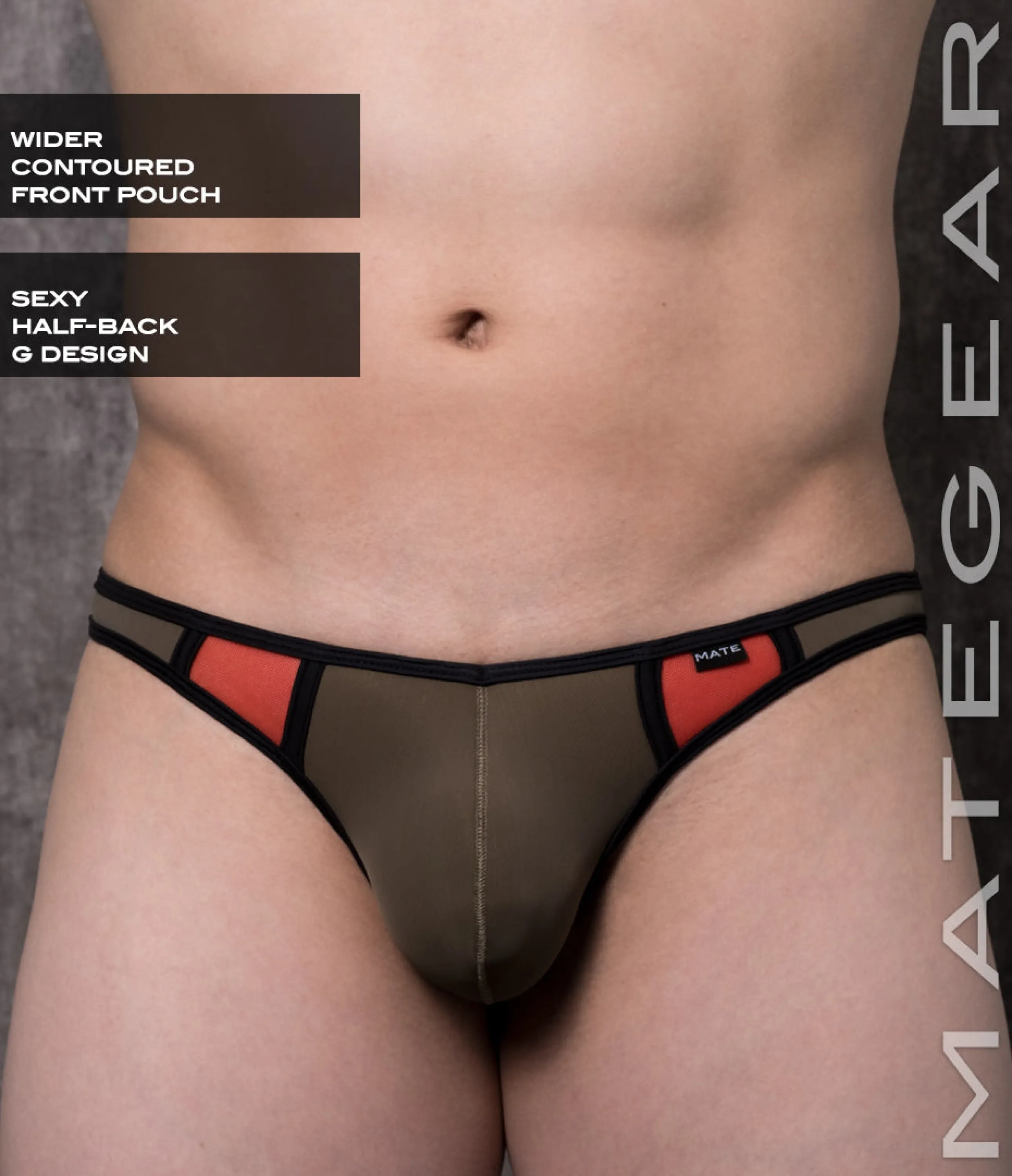 Sexy Men's Swimwear Ultra Swim Bikini - Pak Eun (Half Back G)