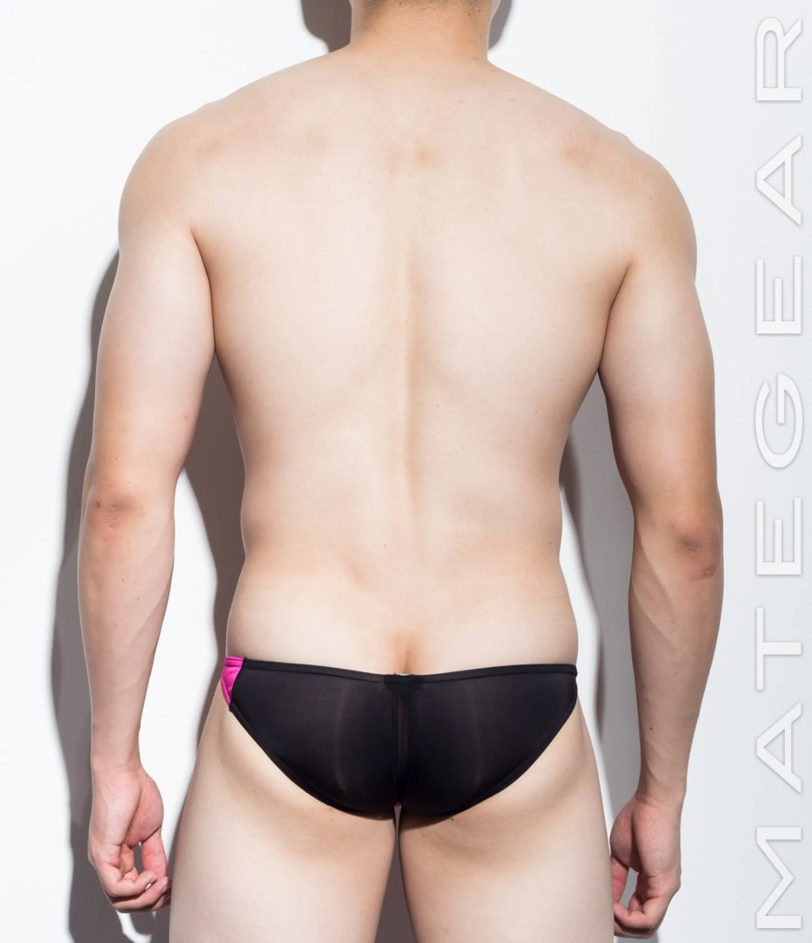 Sexy Mens Swimwear Ultra Swim Pouch Bikini - Nan Song (Tapered Sides / V-Front) (Series IV) (Translucent Back)