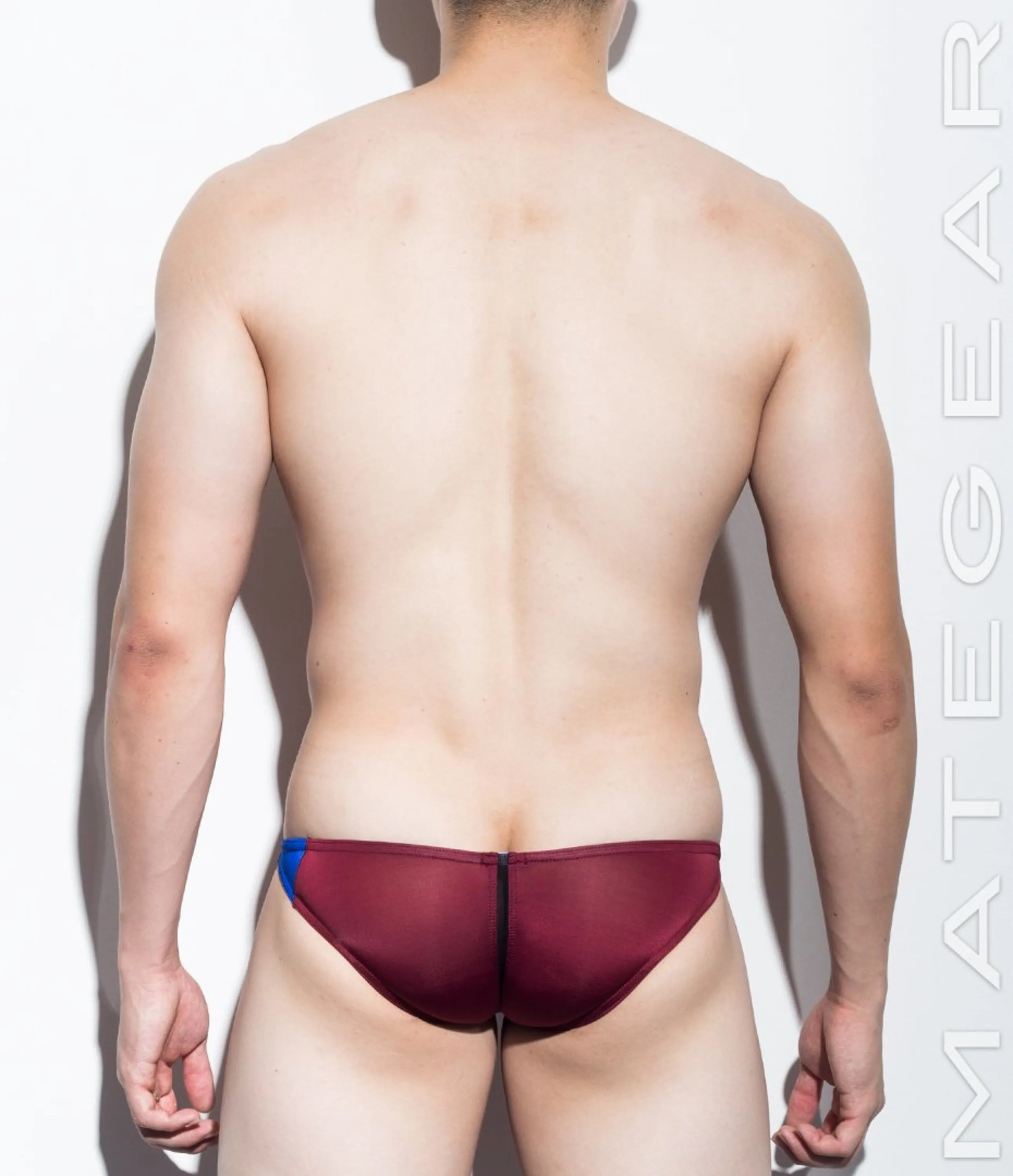 Sexy Mens Swimwear Ultra Swim Pouch Bikini - Nan Song (Tapered Sides / V-Front) (Series IV) (Translucent Back)