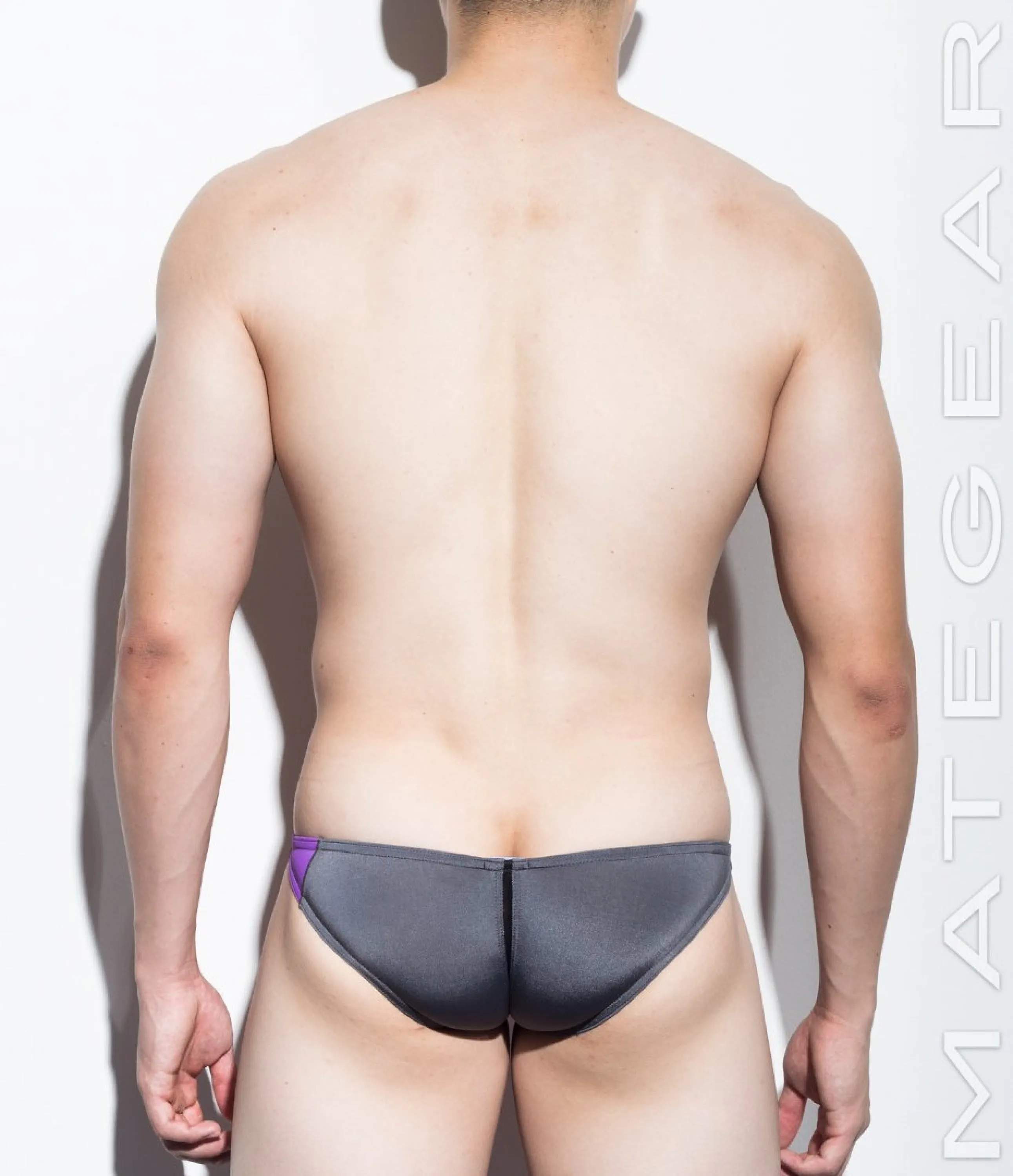 Sexy Mens Swimwear Ultra Swim Pouch Bikini - Nan Song (Tapered Sides / V-Front) (Series IV) (Translucent Back)