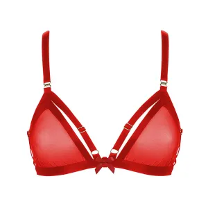 Soft Mesh Cabaret Bra Burnt Red