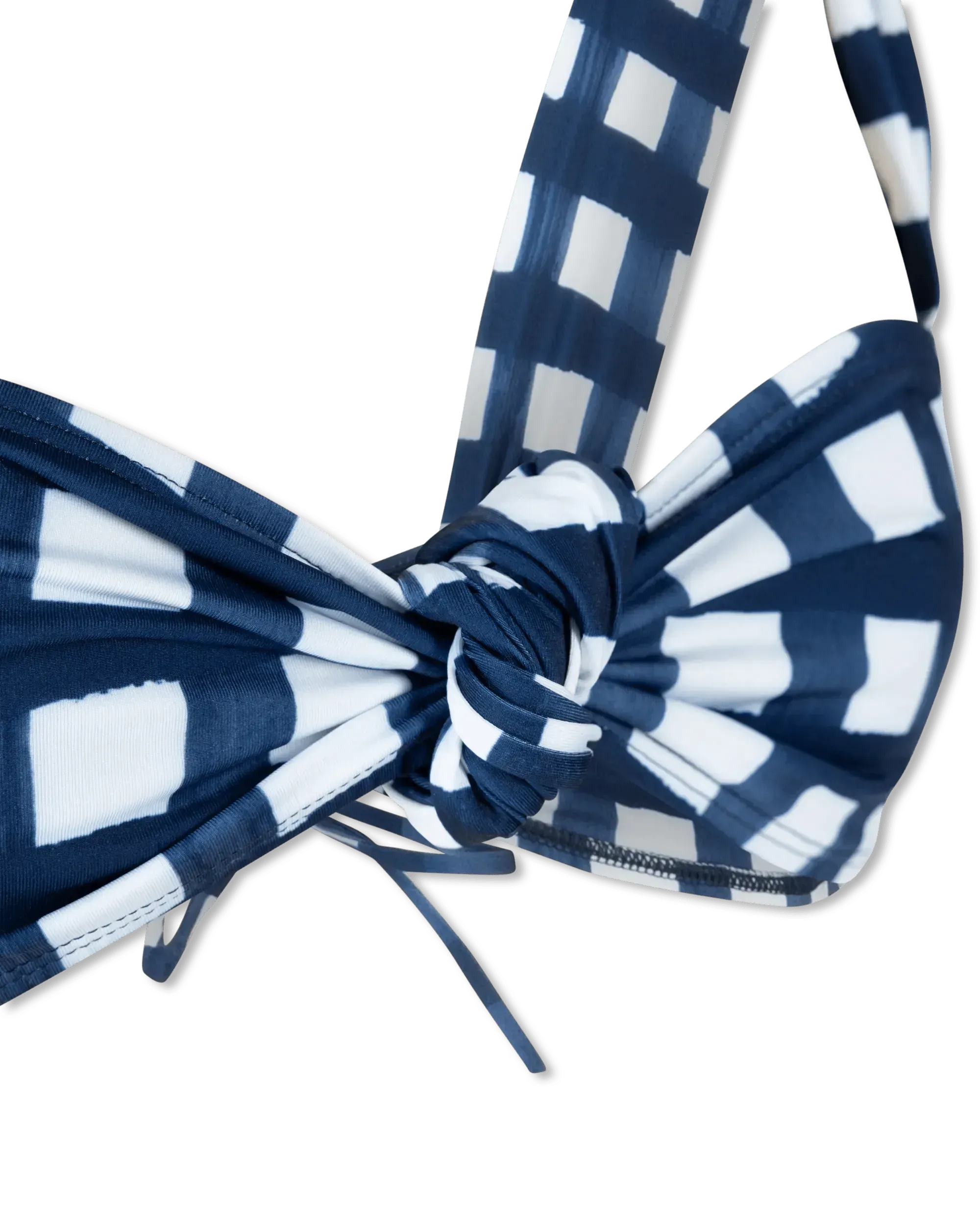 Vichy Check Bikini Top