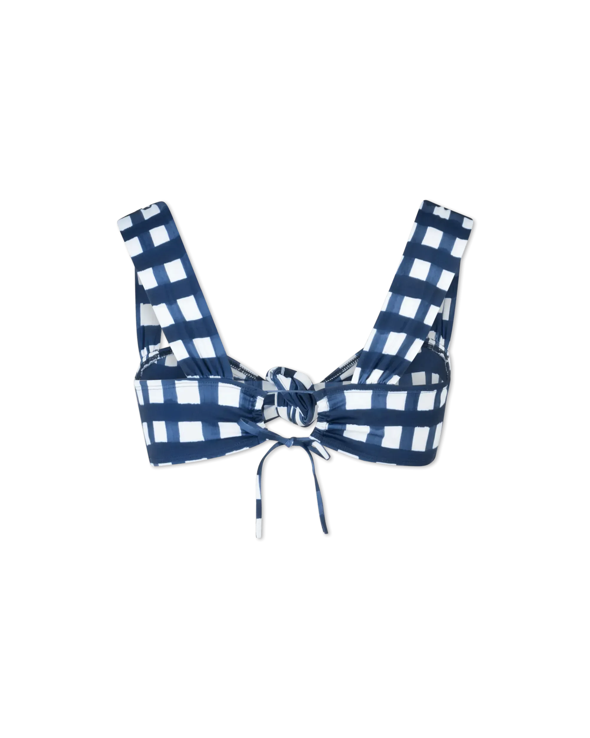 Vichy Check Bikini Top