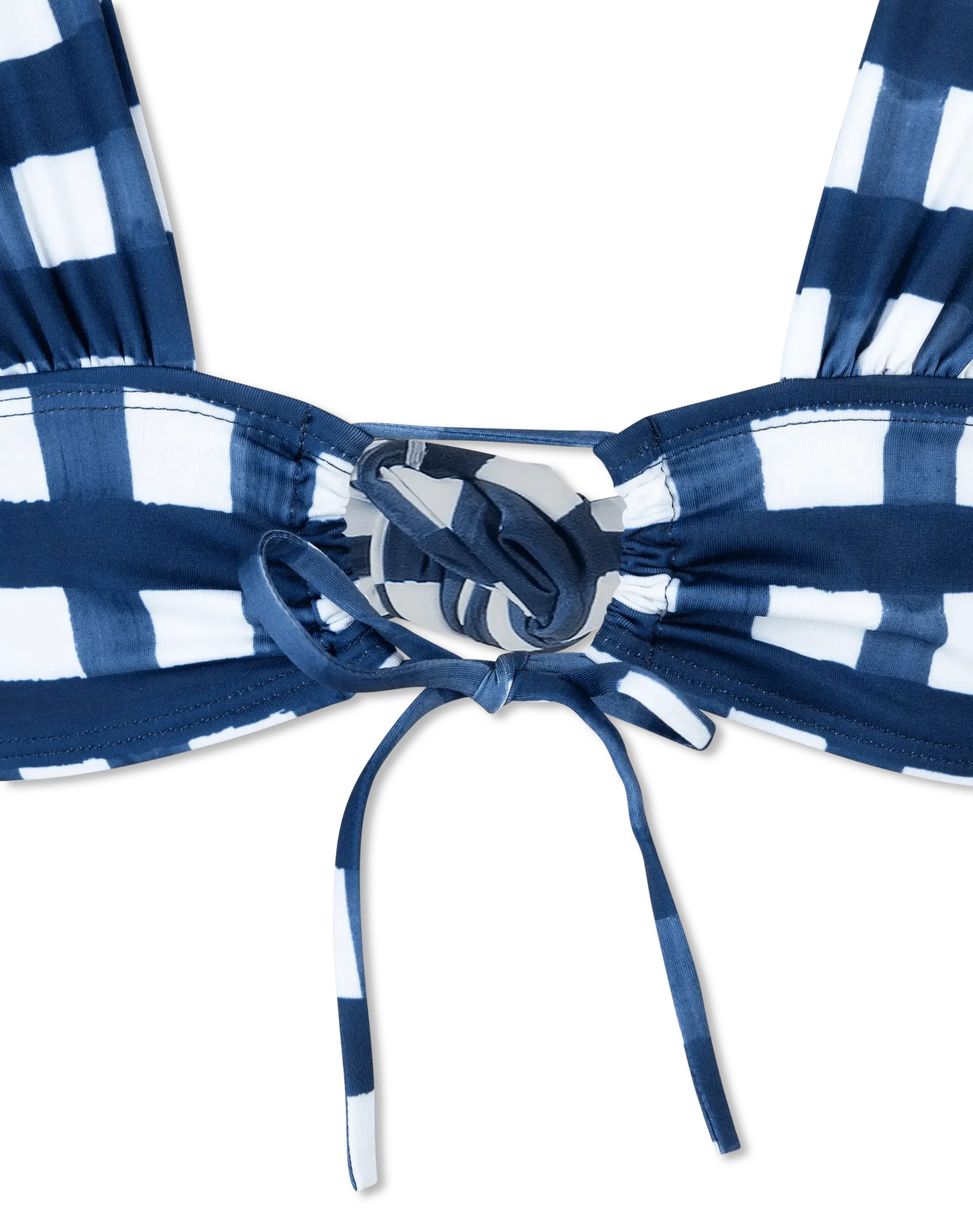 Vichy Check Bikini Top