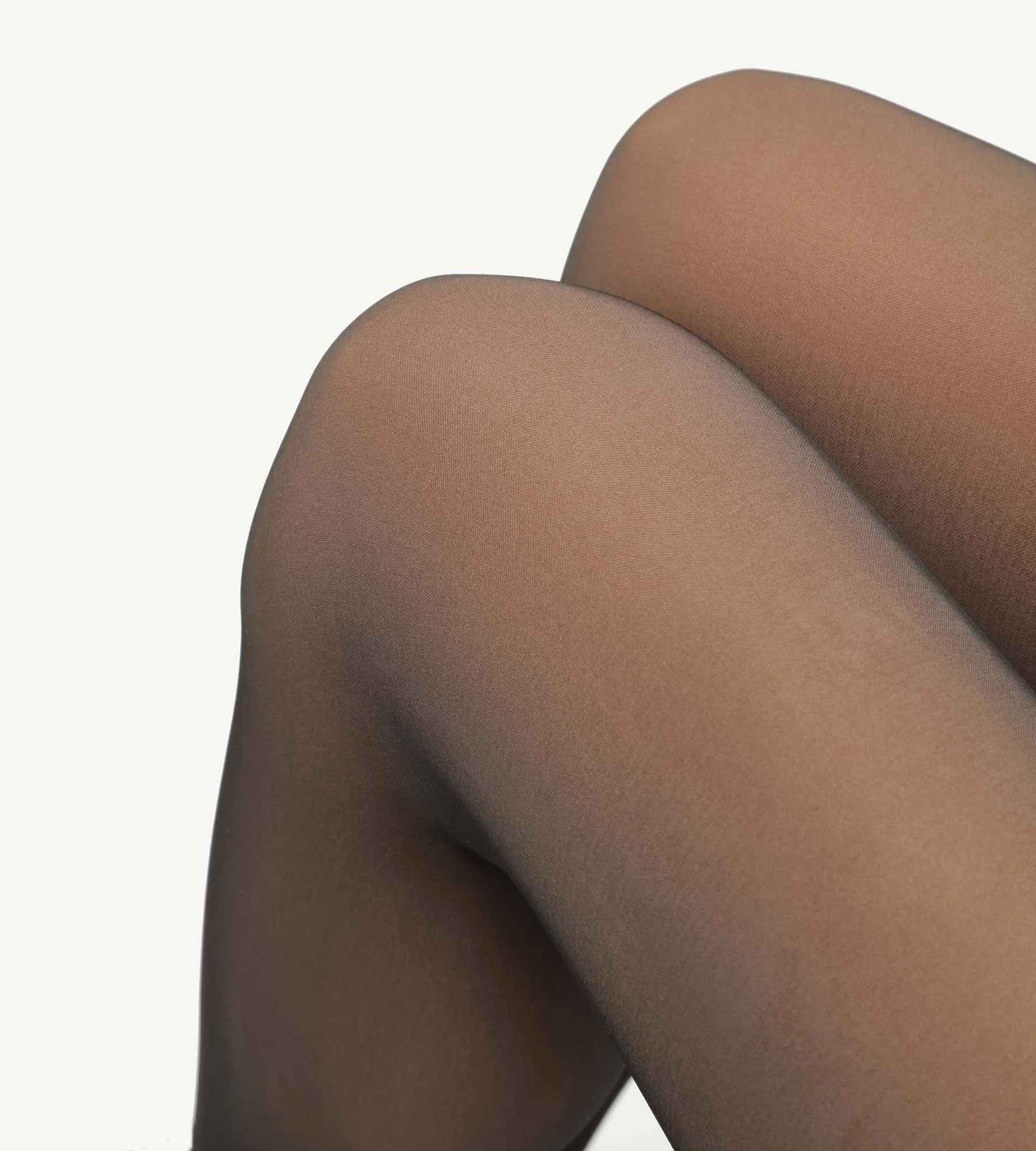 Women's 80D sheer polar tights Black Dim Thermal